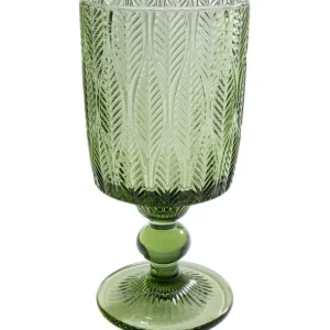 New KARE Design Wine Glass Fogli Green