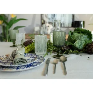 New KARE Design Wine Glass Fogli Green