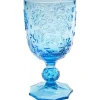 Online KARE Design Wine Glass Ice Flowers Blue