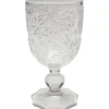 Fashion KARE Design Wine Glass Ice Flowers Clear