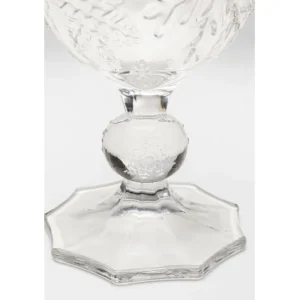 Fashion KARE Design Wine Glass Ice Flowers Clear