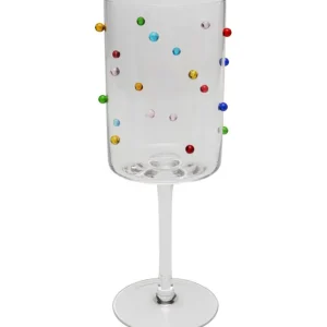 New KARE Design Wine Glass Party Dots 23cm