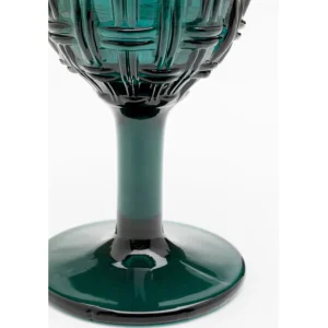 Outlet KARE Design Wine Glass Tissue Bluegreen 17cm