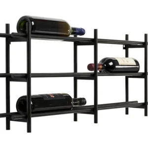 Sale KARE Design Wine Shelf Cape Town Black 80x34cm