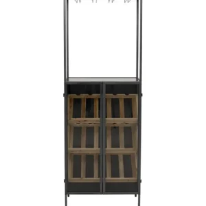 Discount KARE Design Wine Shelf Porto Bar Black 60x170cm