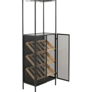 Discount KARE Design Wine Shelf Porto Bar Black 60x170cm