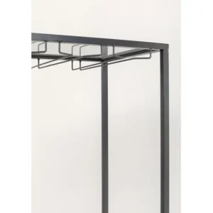 Discount KARE Design Wine Shelf Porto Bar Black 60x170cm