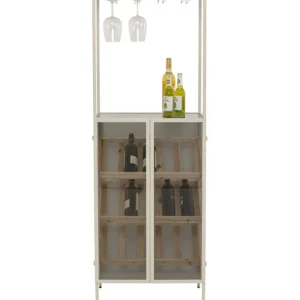 Discount KARE Design Wine Shelf Porto Bar Greige 60x170cm