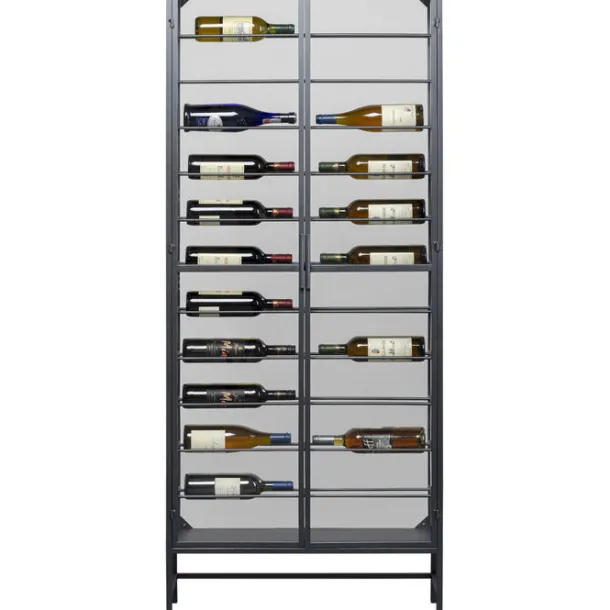 wine_shelf_porto_black_xc_0.webp Best KARE Design Wine Shelf Porto Black 75x180cm