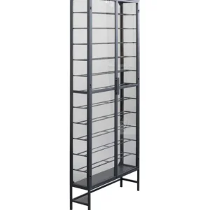 Best KARE Design Wine Shelf Porto Black 75x180cm