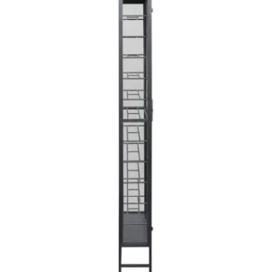Best KARE Design Wine Shelf Porto Black 75x180cm