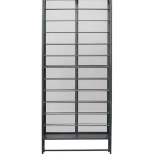 Best KARE Design Wine Shelf Porto Black 75x180cm