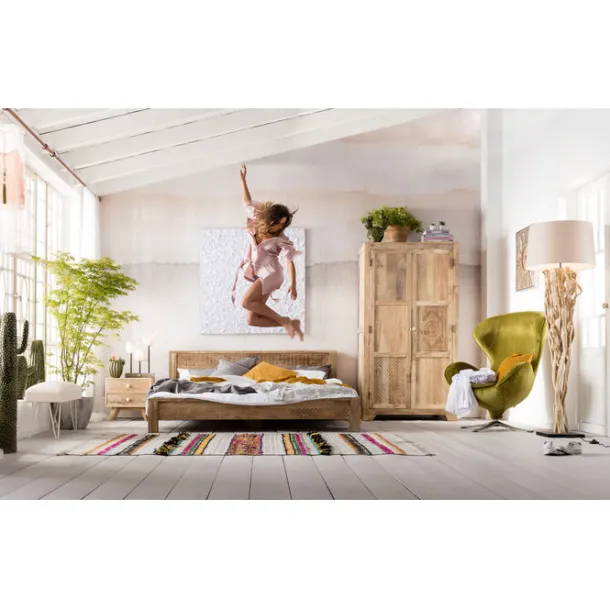 wooden_bed_puro_xcm_1.webp Sale KARE Design Wooden Bed Puro 160x200cm