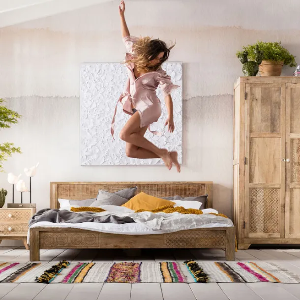 wooden_bed_puro_xcm_3.webp Sale KARE Design Wooden Bed Puro 160x200cm