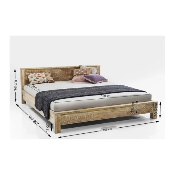 wooden_bed_puro_xcm_7.webp Sale KARE Design Wooden Bed Puro 160x200cm